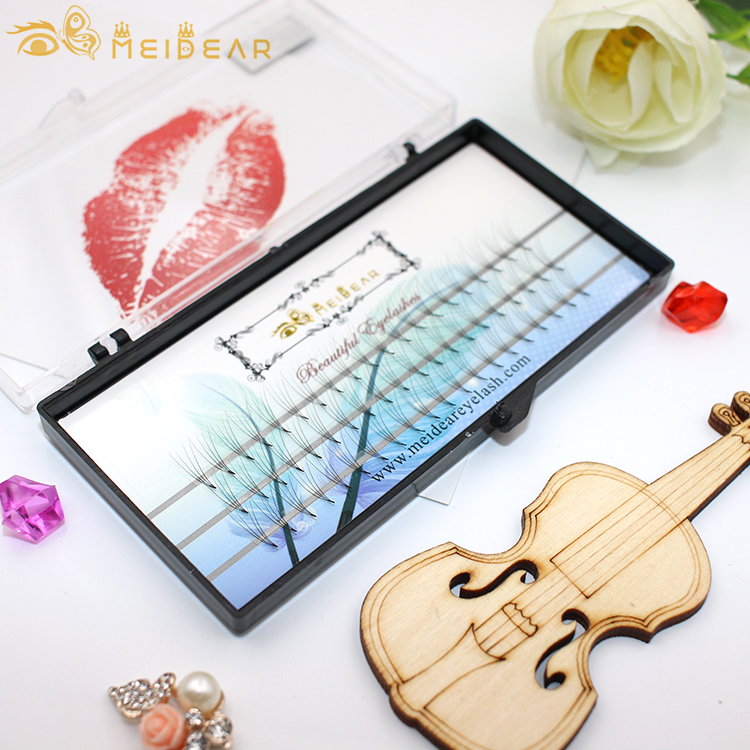 Most popular OEM/own brand premade fans volume lashes extension with wholesale price